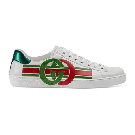 Teen Ace sneaker in white leather 